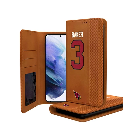 Keyscaper Budda Baker Brown Arizona Cardinals Galaxy Folio Case