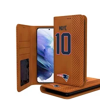 Keyscaper Drake Maye Brown New England Patriots Galaxy Folio Case