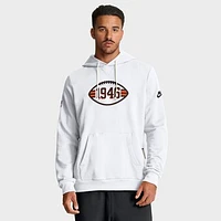 Men's Nike White Cleveland Browns Sideline Offensive Set Play Performance Pullover Hoodie