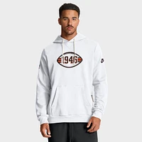 Men's Nike White Cleveland Browns Sideline Offensive Set Play Performance Pullover Hoodie