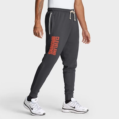 Men's Nike Anthracite Cleveland Browns Sideline Ground Game Performance Taper Pants