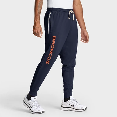 Men's Nike Navy Denver Broncos Sideline Ground Game Performance Taper Pants