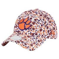 Women's New Era  White Clemson Tigers Blooming 9TWENTY Adjustable Hat