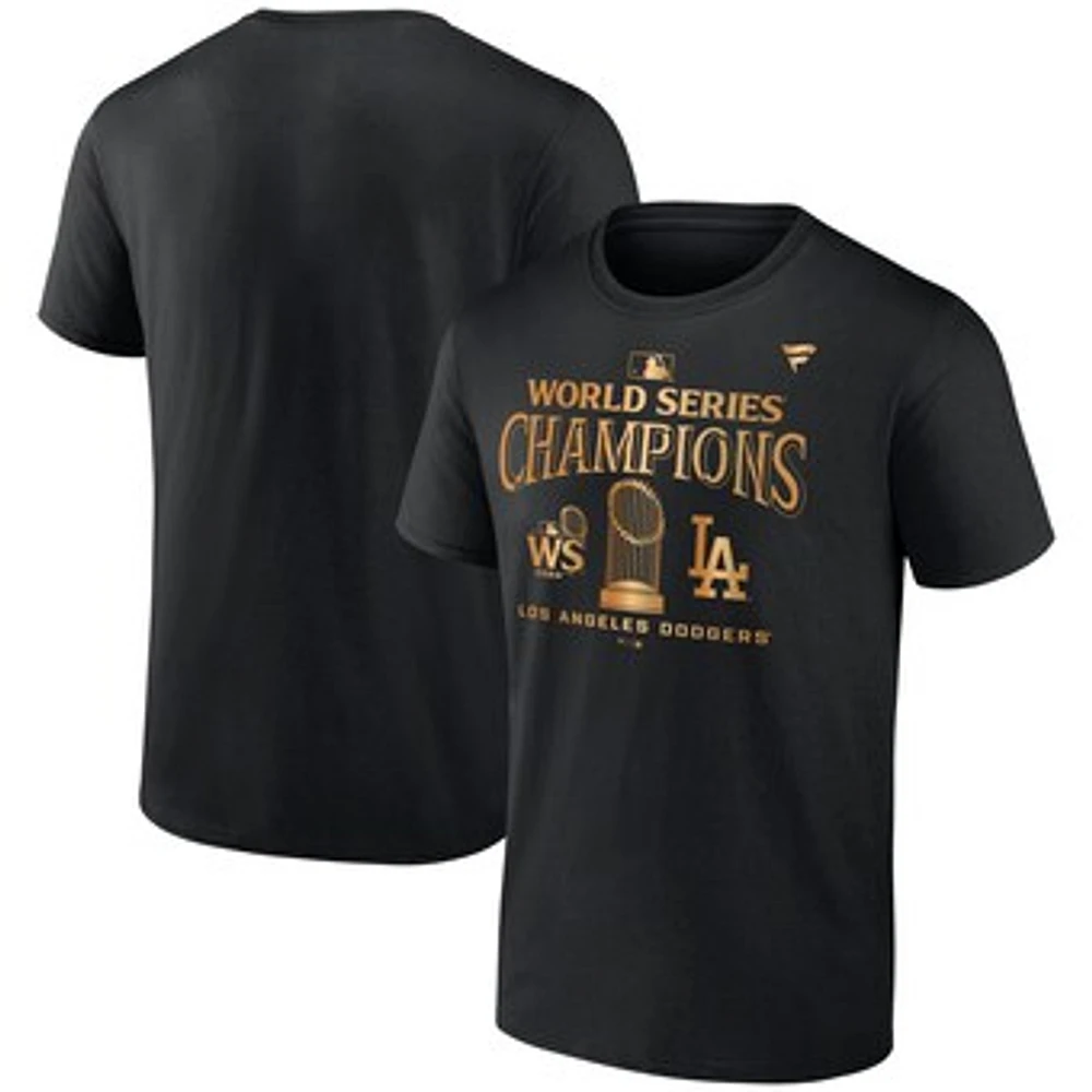 Men's Fanatics  Black Los Angeles Dodgers 2024 World Series Champions Parade T-Shirt