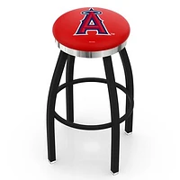 Los Angeles Angels 25" Swivel Counter Stool with Chrome Accent