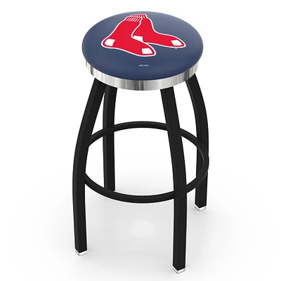 Boston Red Sox 30" Swivel Counter Stool with Chrome Accent