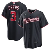 Men's Nike Dylan Crews Navy Washington Nationals Alternate Replica Jersey