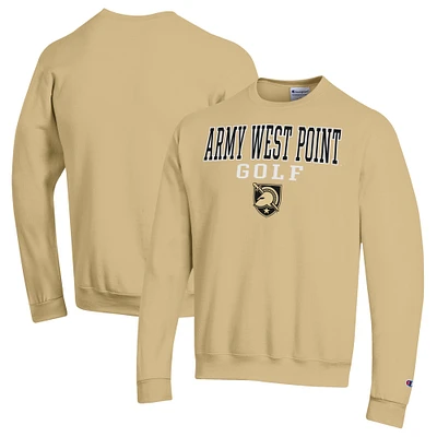 Men's Champion  Gold Army Black Knights Powerblend Crewneck Sweatshirt