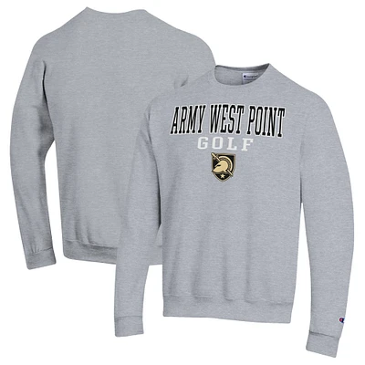 Men's Champion  Gray Army Black Knights Powerblend Crewneck Sweatshirt