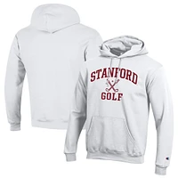 Men's Champion Stanford Cardinal Icon Golf Powerblend Pullover Hoodie