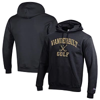 Men's Champion Vanderbilt Commodores Icon Golf Powerblend Pullover Hoodie
