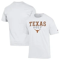 Men's Champion  White Texas Longhorns Short Sleeve T-Shirt