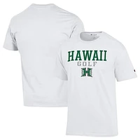 Men's Champion  White Hawaii Rainbow Warriors Short Sleeve T-Shirt