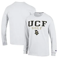 Men's Champion  White UCF Knights Long Sleeve T-Shirt
