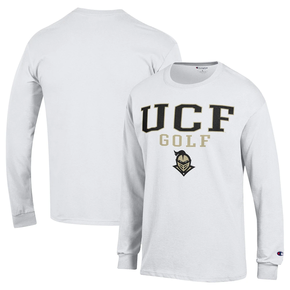 Men's Champion White UCF Knights Long Sleeve T-Shirt