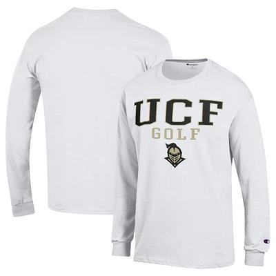 Men's Champion  White UCF Knights Long Sleeve T-Shirt
