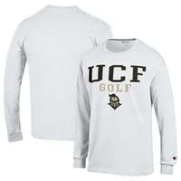 Men's Champion  White UCF Knights Long Sleeve T-Shirt