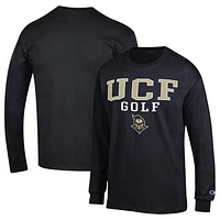 Men's Champion  Black UCF Knights Long Sleeve T-Shirt