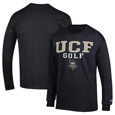Men's Champion  Black UCF Knights Long Sleeve T-Shirt