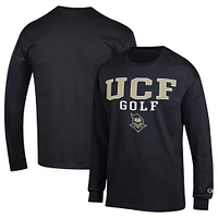 Men's Champion  Black UCF Knights Long Sleeve T-Shirt