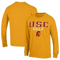 Men's Champion  Gold USC Trojans Long Sleeve T-Shirt