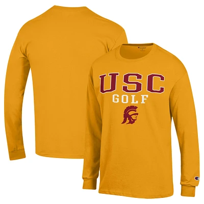 Men's Champion  Gold USC Trojans Long Sleeve T-Shirt