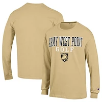 Men's Champion  Gold Army Black Knights Long Sleeve T-Shirt