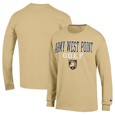 Men's Champion  Gold Army Black Knights Long Sleeve T-Shirt