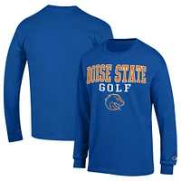 Men's Champion  Royal Boise State Broncos Long Sleeve T-Shirt