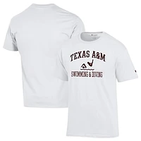 Men's Champion Texas A&M Aggies Swim & Dive Icon T-Shirt