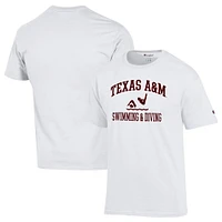 Men's Champion Texas A&M Aggies Swim & Dive Icon T-Shirt