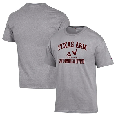 Men's Champion Texas A&M Aggies Swim & Dive Icon T-Shirt