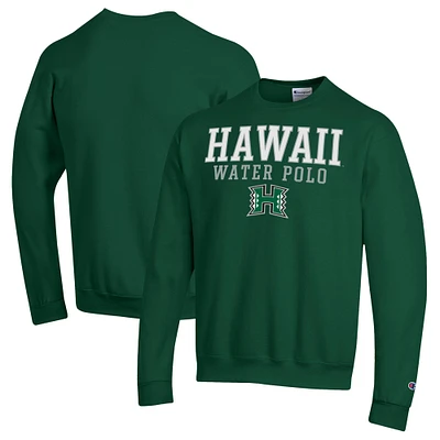 Men's Champion Hawaii Rainbow Warriors Powerblend Pullover Crewneck