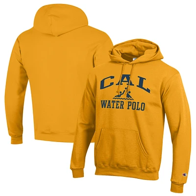 Men's Champion  Gold Cal Bears Powerblend Pullover Hoodie