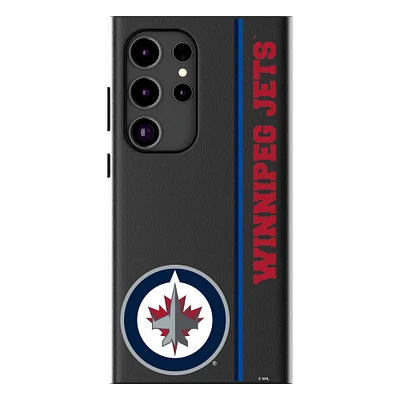 Keyscaper  Black Winnipeg Jets Galaxy Magnetic Bump Case