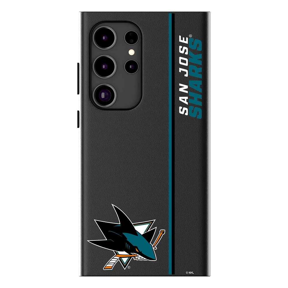 Keyscaper Black San Jose Sharks Galaxy Magnetic Bump Case
