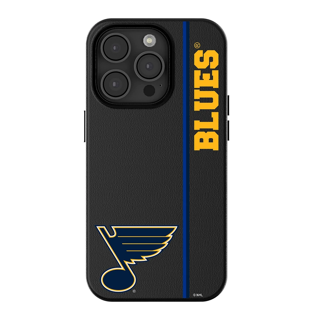 Keyscaper Black St. Louis Blues Sidebar Magnetic iPhone Case
