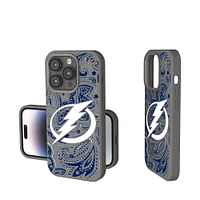 Keyscaper Gray Tampa Bay Lightning Paisley Soft Touch iPhone Case