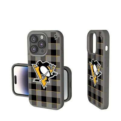 Keyscaper  Pittsburgh Penguins Plaid Soft Touch iPhone Case
