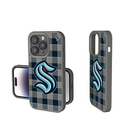 Keyscaper  Seattle Kraken Plaid Soft Touch iPhone Case