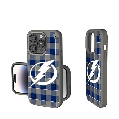 Keyscaper  Tampa Bay Lightning Plaid Soft Touch iPhone Case
