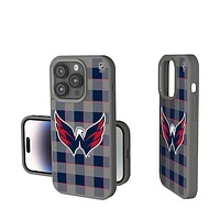 Keyscaper  Washington Capitals Plaid Soft Touch iPhone Case