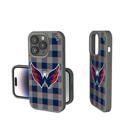 Keyscaper  Washington Capitals Plaid Soft Touch iPhone Case