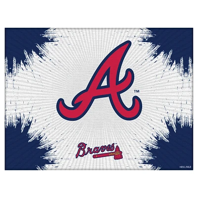Atlanta Braves 15" x 20" Splash Canvas Wall Art