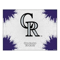 Colorado Rockies 24" x 32" Splash Canvas Wall Art