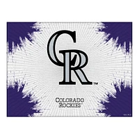 Colorado Rockies 24" x 32" Splash Canvas Wall Art
