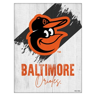 Baltimore Orioles 15" x 20" Team Canvas Wall Art