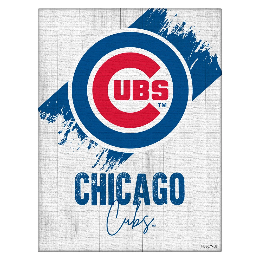 Chicago Cubs 15" x 20" Team Canvas Wall Art