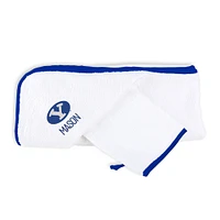 Infant Chad & Jake White BYU Cougars Personalized Hooded Towel & Mitt Set