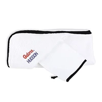 Infant Chad & Jake White Florida Gators Personalized Hooded Towel & Mitt Set
